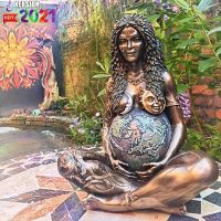 Mother Earth Art Statue Millennial Gaia Statue Mythic Figurine nemesis Millennial Gaia Statue Mother Earth Goddess Art Statue