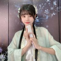 กิ๊บติดผมดอกไม้ Hanfu โบราณโบราณตามอารมณ์เครื่องประดับผมสไตล์จีนที่ติดผมผู้หญิงส้อม