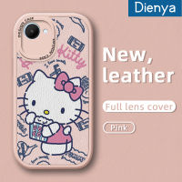 Dienya เคสสำหรับ Realme C30,เคสโทรศัพท์หนังนิ่มลายการ์ตูนเฮลโลคิตตี้น่ารัก50i C30s เคสป้องกันกล้องเคสสีกันกระแทกขอบนิ่ม