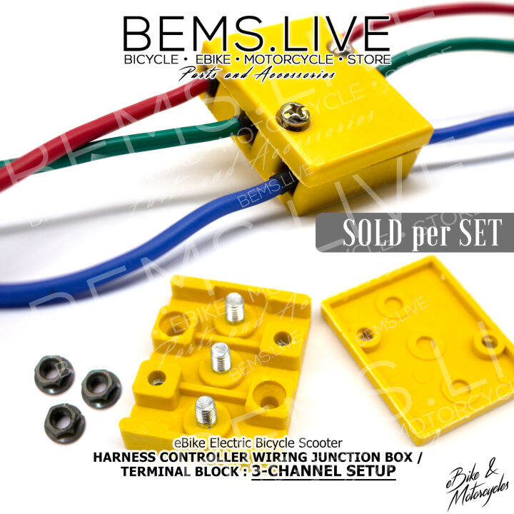 Ceramic Harness Controller Wiring 3CHANNEL JUNCTION BOX / TERMINAL