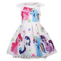 【CC】 Todder Baby Little girl pony Tutu Sundress Children Clothing 2 3 4 5 6 Year