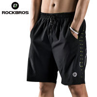 ROCKBROS กางเกงวิ่งขาสั้นผู้ชาย ระบายอากาศ ออกกำลังกายในร่ม กางเกงยิม กางเกงออกกำลังกายสะท้อนแสง