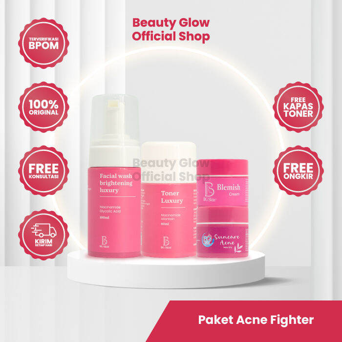 BG Skin / Beauty Glow /Paket Luxury / Paket Acne Sensitif / Paket Daily ...