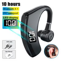 V9 Bluetooth Ear Headset Led Display Business Handsfree Call Earphones With Microphone in-ear