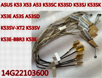 Q ใหม่จอแอลซีดีหน้าจอ LVDS เชื่อมต่อสายเคเบิ้ลสำหรับอัสซุส K53S K53SC K53SD K53SJ A53SD X53S X53E A53S K53 14G22103600