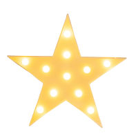 Lovely Star LED Night Light Kids Gift Toy For Baby Children Bedroom Tolilet Lamp Decoration Indoor Home Holiday Decoration Light