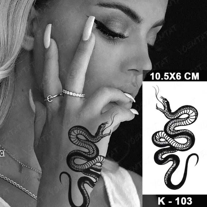 yf-waterproof-temporary-tattoo-sticker-snake-flower-rose-flash-tattoos-lace-fox-lion-tree-body-art-arm-fake-sleeve-women