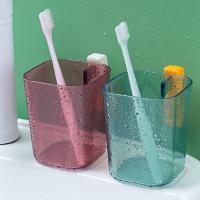 Durable Home Hotel Toothbrush Holder Toothbrush Cup PET Refill Water