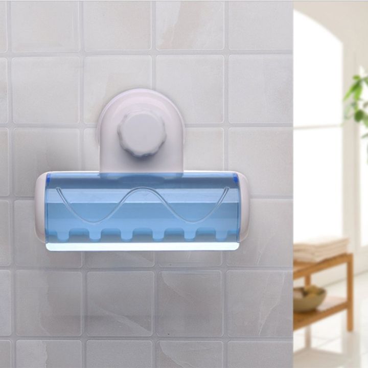 6-hooks-toothbrush-suction-cup-wall-mount-toothbrush-holders-dust-cover