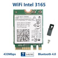 600Mbps Intel 3165บลูทูธ4.0การ์ดคู่2.4G/5Ghz 802.11Ac ตัวแปลงเครือข่าย3165NGW สำหรับแล็ปท็อป Pc