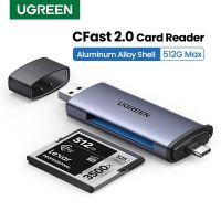 UGREEN กล้อง DSLR USB3.0 Cfast2.0เครื่องอ่านการ์ด/ประเภท-C เป็นเมมโมรีการ์ด CF สำหรับแล็ปท็อป PC Ipad สมาร์ทโฟนกล้อง DSLR กล้องถ่ายวิดีโอ HD กรอบโลหะ