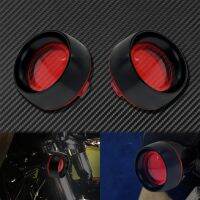 2Xmotorcycle Turn Signal  Black/Chrome Trim  Bezels Visor Cover For Harley Sportsters XL Tou Road King Dyna Softail