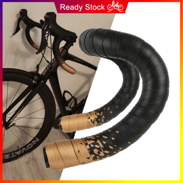 Boutique & Stock】Road Bike Handlebar Tape RoadBike Breathable Handlebar  Strap PU EVA Anti Slip Handle Belt Shock Absorption Gradient RB Bar Wrap