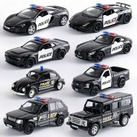รถยนต์ตำรวจของเล่นอัลลอยด์สำหรับเด็กโมเดลรถจำลองรถรถของเล่น110เด็กผู้ชายความมั่นคงของประเทศรถตำรวจ