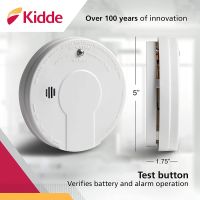 Kidde Smoke Detector, Battery Powered, Smoke Alarm