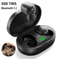 E6S Wireless Bluetooth Earphones 5.1 Earset Stereo Headphones Sport Noise Cancelling A6S A6 Lite Earbuds for xiaomi All Phone