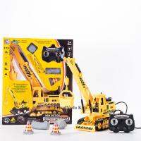 ProudNada Toys ของเล่นเด็กรถเครนบังคับสาย HENGJIAN 1:18 NEW EDITION ENGINEERING CAR SUPER POWER NO.689-84