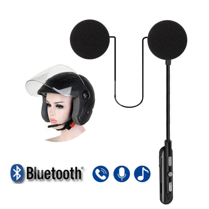Motor Helmet Headset Bluetooth V5.0 Motorcycle Wireless Stereo Earphone