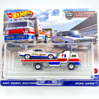 Hot Wheels Team Transport Cars AMC REBEL MACHINE &amp; WIDE OPEN Car Culture Collection Metal Diecast Model Vehicles FLF56