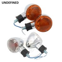 Motorcycle Rear Turn Signal Light Chrome For Yamaha Bolt XVS950 R/C Spec 2014-2018 2017 10W Bulb Indicator Amber Lamp