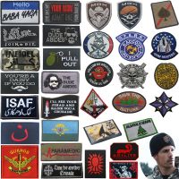 【YF】 Embroidery Badge Patches Iron on Armbands Insignia for Caps Backpacks Hat