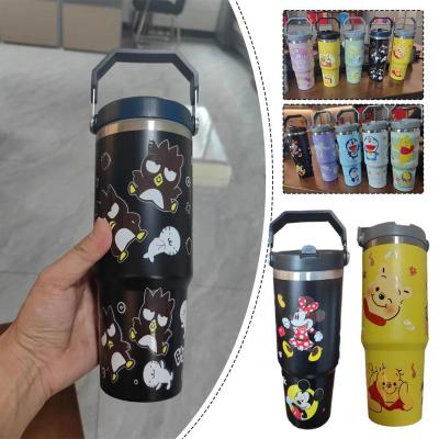 Portable Car Cup Stainless Steel Thermos Mug Water Bottle L4H6