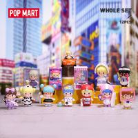 POP MART ทั้งชุด Sweet Bean Akihabara Series Blind กล่องสะสมน่ารัก Action Kawaii สัตว์ของเล่นตัวเลขจัดส่งฟรี