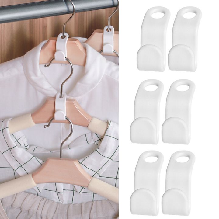 Clothes Hanger Connector Hooks 6/12PCs Clothes Hanger Hook Folding