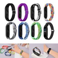 ✿┅ Nylon dla Xiaomi Mi Band 7 NFC 6 5 pasek kolorowy pleciony Nylon pętli pasek na rękę Casual bransoletka zegarek nadgarstek dla Miband 6 7