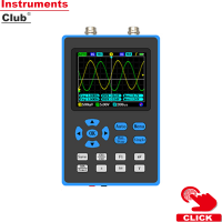 Instruments DSO2512G 120M แบนด์วิดท์แบบพกพา Dual Channel Oscilloscope 2.8นิ้ว10mV แนวตั้งขั้นต่ำความไวการวิเคราะห์สเปกตรัม FFT Sine คลื่น/คลื่น/สามเหลี่ยมคลื่น/ครึ่งคลื่น/Singh คลื่น/เสียงเอาต์พุต + FPGA + โหมดทริกเกอร์ฮาร์ดแวร์ ADC สามโหมด