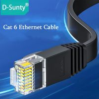 Cat6 Ethernet Cable Long High Speed Internet Network Cable with Clips LAN Patch Cords with RJ45 Connectors for Modem Router