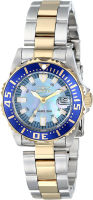 Invicta Womens Pro Diver Two-Tone Stainless Steel Quartz Watch, Two Tone (Model: 2961)