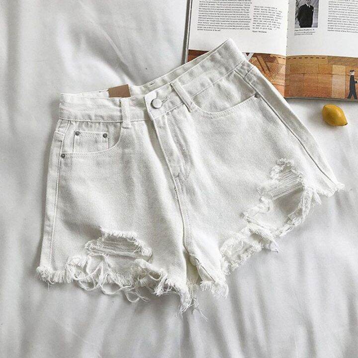 lucyever-summer-denim-shorts-women-korean-fashion-ripped-holes-high-waist-short-jeans-female-casual-street-wide-leg-short-pants