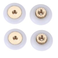 4Pcs 18mm Dia Sliding Shower Door Replacement Wheel Roller Casters Furniture Castors Runners Wheels for Shower Enclosures Runner