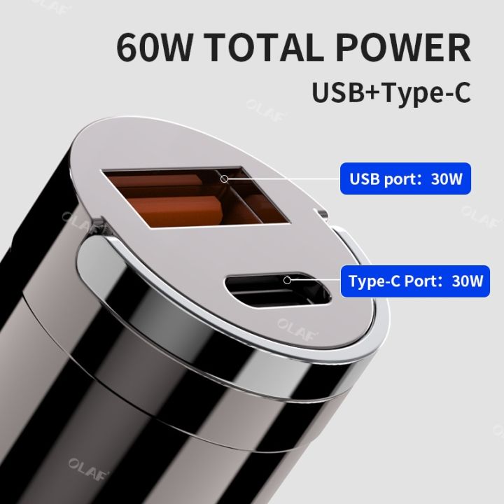 lz-60w-usb-car-charger-type-c-pd-qc-car-phone-charger-fast-charging-power-adapter-for-iphone-14-13-xiaomi-12-samsung-laptop-tablet