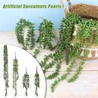 Supplies Floral Arrangement Plants Wall Simulation Hanging Greenery Artificial Succulents Pearls Lovers Tears String Electrical Connectors