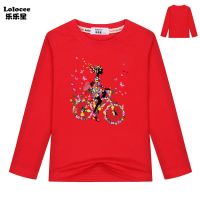 Kids Colorful Butterfly t shirt Girls Beautiful Flower Spring t-shirt nd fashion Tops 5 8