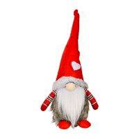 Holiday Gnome แฮนด์เมดสวีเดน Tomte Heart เครื่องประดับตกแต่งคริสต์มาสเอลฟ์ขอบคุณให้ของขวัญวัน