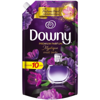 LeeMart น้ำยาปรับผ้านุ่ม ดาวน์นี่ Downy 1200ML ดาวนี่ ผ้านุ่ม หอม เข้มข้นพิเศษ สูตร ดาวน์นี่ ถุงใหญ่ สีดำ มิสทีค ขนาด 1200 มล.