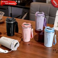 New Smart Thermos Coffee Cup LED Temperature Display Portable Stainless Steel Insulated Mug Keep Hot Cold Vacuum Flask 510ML