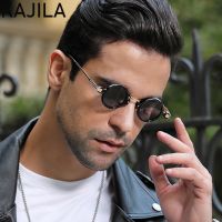 ♝∈۞ Fashion Vintage Round Steampunk Sunglasses Men Women 2023 Luxury Brand Punk Sun Glasses For Male Small Sunglass Lentes De Sol