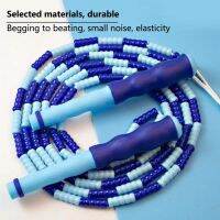 Eco-friendly Skipping Rope High Toughness Beaded Skipping Rope Ergonomic Exercise Workout Tangle-Free Skip Rope