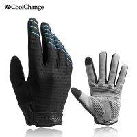 CoolChange Windproof Cycling Gloves Full Finger Sport Riding MTB Bike Gloves Touch Screen Winter Autumn Bicycle Gloves Man Woman