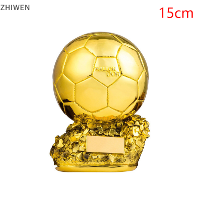 ZHIWEN ฟุตบอลยุโรปถ้วยรูปลูกบอลทอง,ของที่ระลึกฟุตบอลทรงกลมแชมป์ผู้เล่นการแข่งขันตกแต่งบ้านของขวัญ