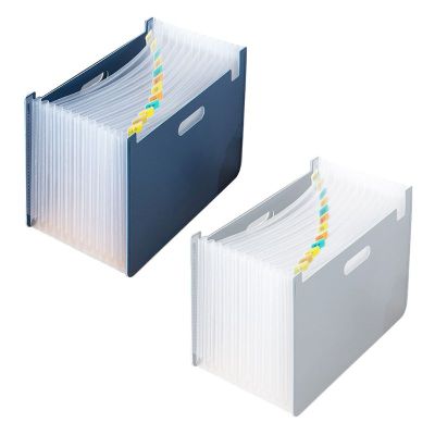 13 Pockets Expanding File Folder A4 Organizer Document Paper Storage Holder School Office Supplies