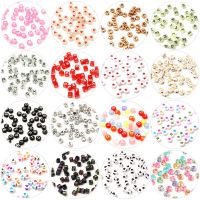 100Pcs Heart Letter Charms Beads Craft Diy Accessories Round Square Alphabet Loose Spacer Beads For Jewelry Making Supplies