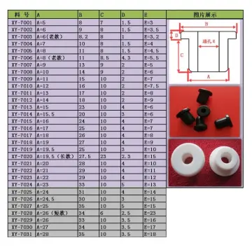 5mm to 28mm Silicone Rubber Grommet Plug Bungs Cable Wiring
