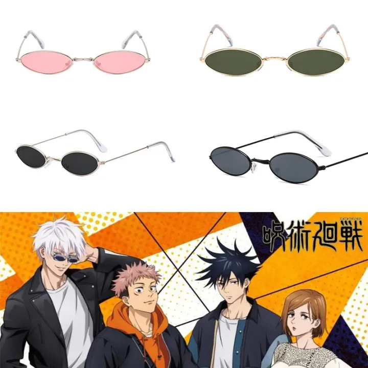 shades for men 12 Styles Anime Jujutsu Kaisen Gojo Satoru Cosplay ...