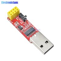 โมดูลอะแดปเตอร์ USB เป็น ESP8266 ESP-01 พร้อม CH340G USB เป็น TTL Driver Serial Wireless Adapter ออนบอร์ด 3.3V LDO สําหรับ Arduino