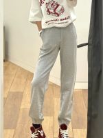 Uniqlo2023 autumn new Uniqlo running sports pants loose sweatpants knit pants bundled feet casual trousers 459789